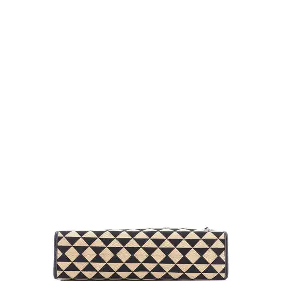 Prada Symbole Shopper Tote Jacquard #203331P24B - Picture 4 of 6